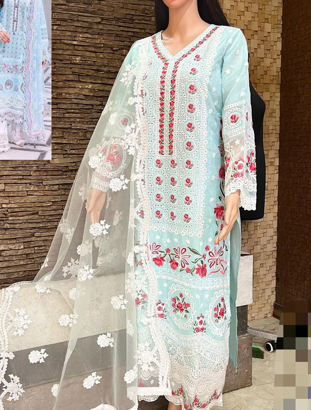 The Best Choice Of Cool Designer Aline Light Green Cotton Suit For Female.  Stand Collar,… | Ladies salwar kameez, Pakistani salwar kameez designs,  Pakistani dresses
